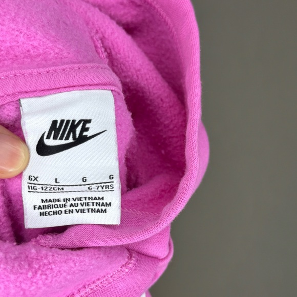 Nike Kids Pink Hoodie - Picture 2 of 8
